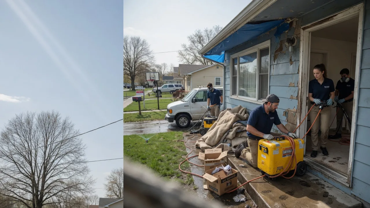 Basement Flood Cleanup in Springboro, PA near me